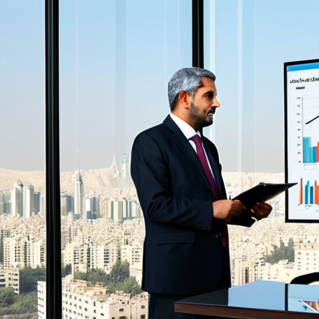 **

"A government economic advisor, fully clothed in professional attire, is giving a presentation about social justice and income redistribution. Charts and graphs are displayed showing the effects of progressive taxation and social welfare programs in an Arab country. The scene is a modern office with a cityscape view outside the window. Safe for work, appropriate content, perfect anatomy, natural proportions, family-friendly, high quality."

**