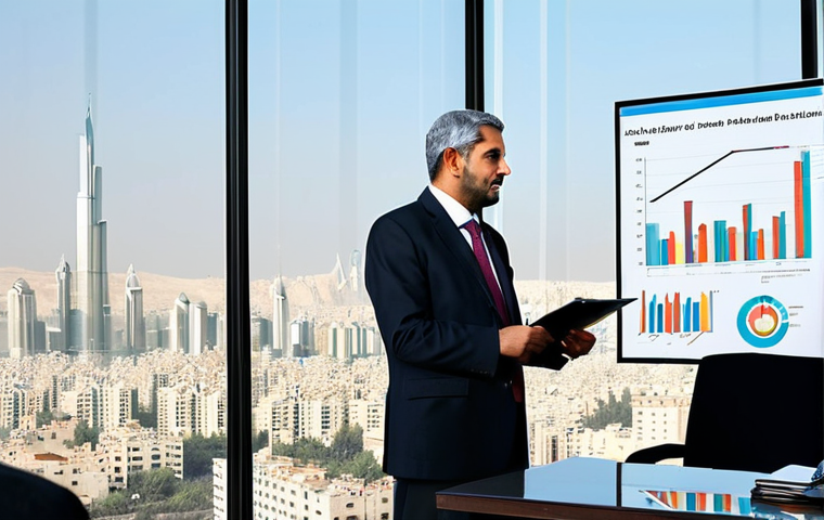 **

"A government economic advisor, fully clothed in professional attire, is giving a presentation about social justice and income redistribution. Charts and graphs are displayed showing the effects of progressive taxation and social welfare programs in an Arab country. The scene is a modern office with a cityscape view outside the window. Safe for work, appropriate content, perfect anatomy, natural proportions, family-friendly, high quality."

**