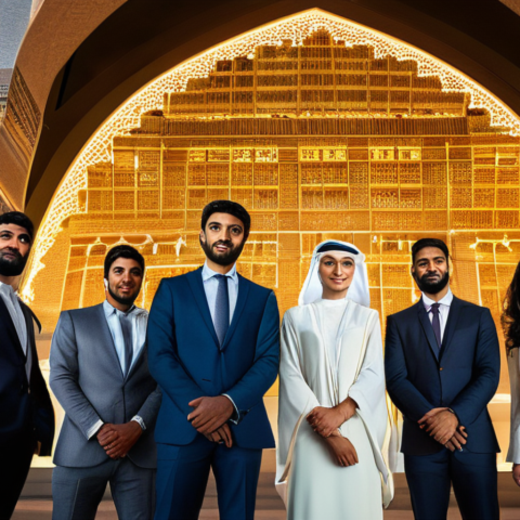 기업 자금 조달 - **Prompt:** A dynamic, wide-angle shot of a diverse group of young, ambitious entrepreneurs, male an...