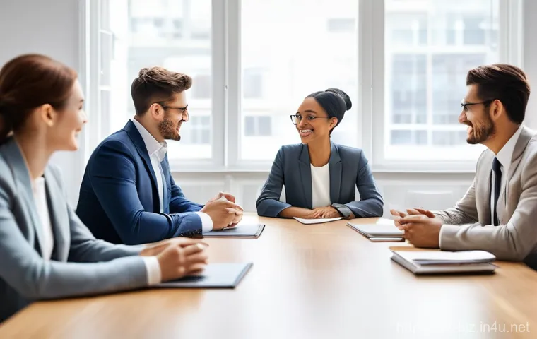 마케팅 커뮤니케이션 - **Prompt:** A vibrant and dynamic scene depicting the creation and consumption of diverse content. I...